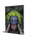 Cover of a book titled "Species Guide 2: Stormer/Bio-Gen". Dark background with a stylized, monstrous face—glowing yellow eyes, sharp teeth, green hair, and wooden arms. Text below reads: "A SOURCEBOOK FOR SLA INDUSTRIES 2ND EDITION".