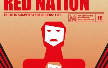 Red Nation cover: stylized red figure with two white masked faces, text "RED NATION TRUTH IS SHAPED BY THE RULERS' LIES"
