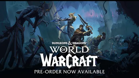 Dungeons & Dragons World of Warcraft pre-order now available with fantasy characters and creatures.