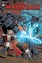 Cover art for Dungeons & Dragons: Mindbreaker comic issue 1. Title reads "MIND BREAKER." A muscular figure in a purple hooded cloak stands between two monstrous, bat-like creatures with glowing eyes, wielding a glowing sword.