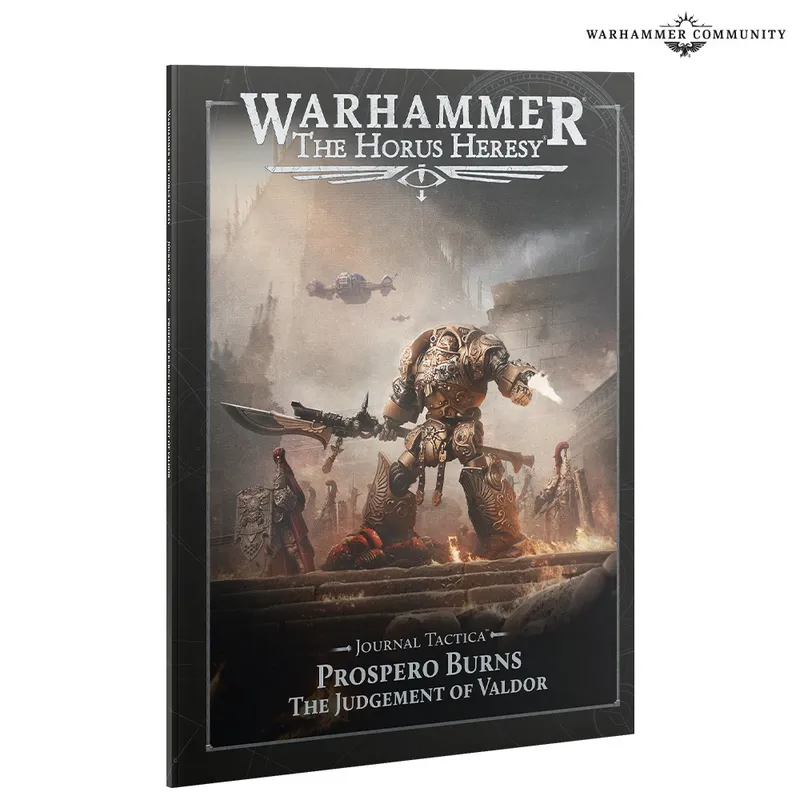 Warhammer The Horus Heresy book cover: Prospero Burns The Judgement of Valdor