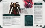 Armored warrior in black and gold with sword, text "IMPERIUM MALEDICTUM" and "WARHAMMER 40,000 ROLEPLAY" visible.