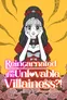 Cover for the Solo TTRPG: Reincarnated as the Unlovable Villainess?! A manga style of art of a young woman with long dark hair pulled back and wearing a red dress, looking worried, with beads of sweat and a slightly bleeding cut on her neck