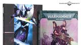 A striking display features two editions of the "Codex: Emperor’s Children" for Warhammer 40,000. On the left, a dark cover showcases a dynamic illustration of a warrior wielding a sword, while the right cover presents a vibrant image of a heavily armored figure with a weapon, both embodying the chaotic essence of the Emperor’s Children. The titles "Codex: Emperor’s Children" are prominently displayed on both covers, emphasizing the focus on this faction's lore and gameplay.