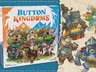 "Button Kingdoms" game box with cartoon animals and characters in armor.