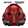 Red Space Marine helmet with gold blood drop icon, "JOYTOY WARHAMMER 40,000" text.
