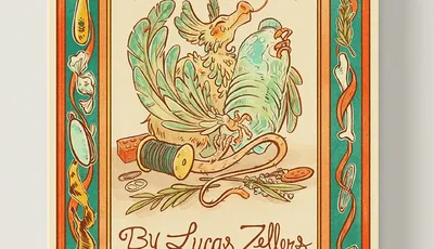 The cover of "Precious Things" features a whimsical illustration of two small dragons nestled together, surrounded by various mundane objects like buttons, a spool of thread, and dried flowers. The title "PRECIOUS THINGS" is prominently displayed at the top in a playful font, with decorative elements framing the image. The overall color palette includes warm tones of green, orange, and cream, creating a cozy and inviting aesthetic.