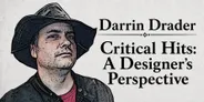 Man in cowboy hat, text: "Darrin P Critical A Desi Perspe"