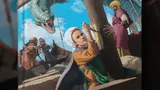 Age of Vikings Companion book cover with dragon and people on a ship.