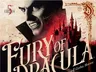 The cover of "Fury of Dracula: 5th Edition" features a dramatic illustration of Dracula, depicted with a sinister expression and sharp features, set against a backdrop of a dark, gothic castle. The title "FURY OF DRACULA" is prominently displayed in bold, stylized lettering, with the subtitle "A Game of Deduction & Gothic Horror" beneath it. The design incorporates elements like a map of Europe and a horse-drawn carriage, enhancing the game's Victorian theme.
