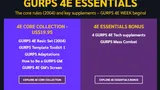 GURPS 4E ESSENTIALS, CORE COLLECTION - US$19.95, 4E ESSENTIALS BUNDLE