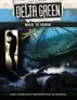A dramatic cover for the "Delta Green: Need To Know" RPG book features a shadowy figure reading a document, contrasted against a surreal background depicting a large, intricate web-like structure and a menacing, tentacled creature. The title "DELTA GREEN" is prominently displayed at the top, with "NEED TO KNOW" below it, emphasizing the game's themes of Lovecraftian horror and conspiracy. The bottom of the cover includes the tagline, "A Role-Playing Game of Lovecraftian Horror and Conspiracy."
