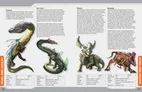 Three illustrated creatures with stats: Croconeck, River-Hunter, Plateface.