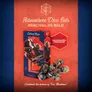 Critical Role Percival de Rolo dice set and box on red background.
