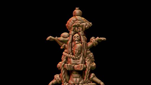 the lower half of the corpse totem