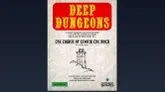 The image features the cover of the RPG adventure module titled "DEEP DUNGEONS DD1: The Tower of Leorik the Bold" by Jonathan Hicks. The cover has a textured, parchment-like background with bold red lettering for the title at the top. Below the title, a hand-drawn illustration of a tower is depicted, accompanied by the subtitle and author’s name in a smaller font. The bottom of the cover includes a green label indicating it as a short low-level adventure for fantasy roleplaying games, along with the logo of Farsight Games.