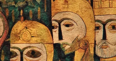 Stylized illustration of three robed figures with elongated faces, text "THE SEPT OF DORIAN" and "5th EDITION"
